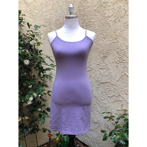Lavender Purple Cami Bodycon Mini Dress - Picture 8 of 8